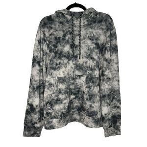 FLX Men’s Medium Synergy Hoodie Sweatshirt Charcoal Grey Fleece NEW